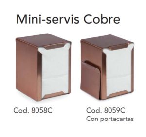 Servilleteros_ mini_servis_cobre_Hoteralia